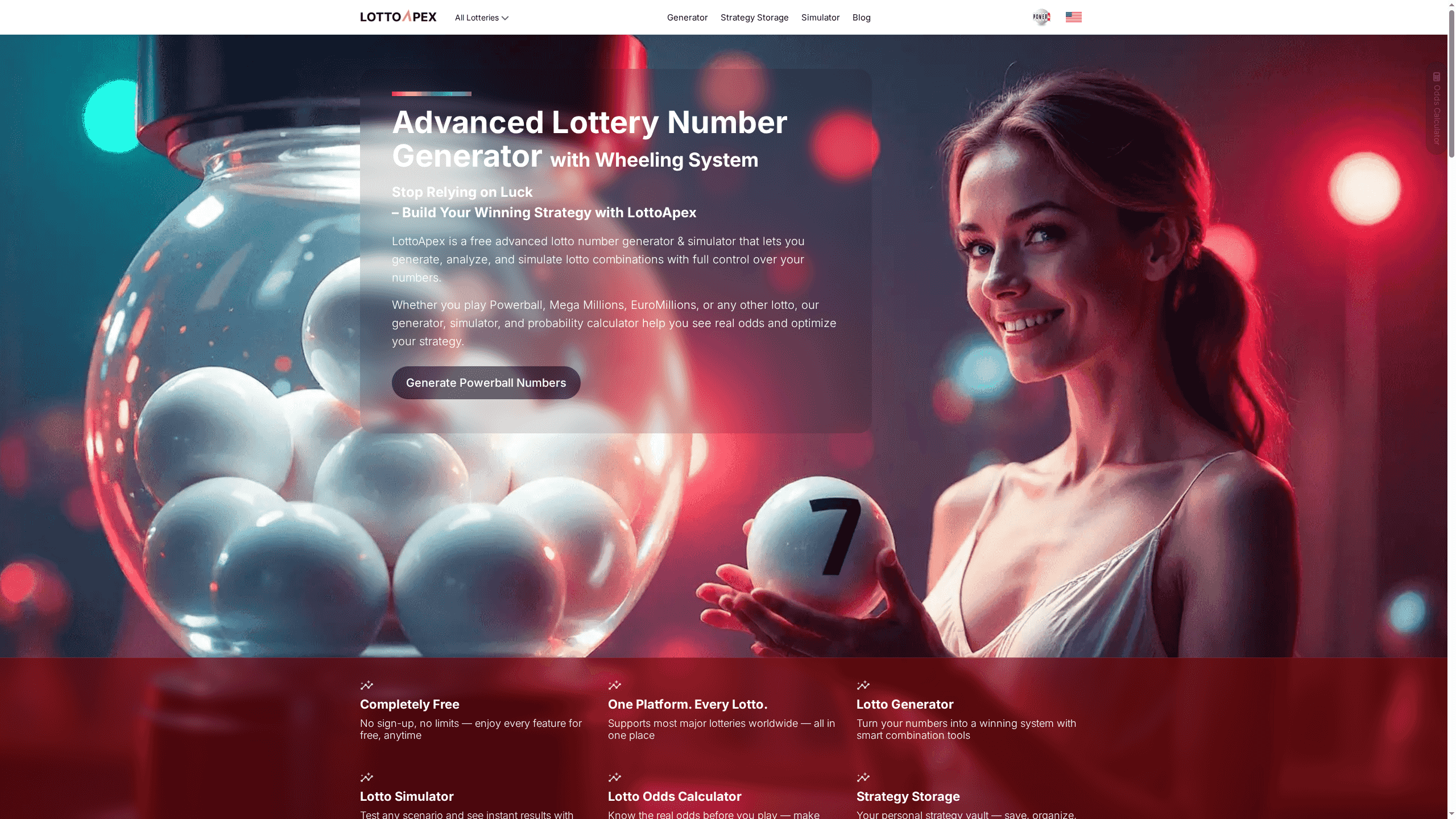 LottoApex Product Screenshot