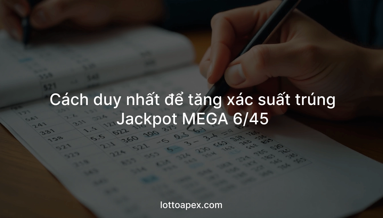 Bàn làm việc của nhà phát triển LottoApex đang phân tích toán học để tăng xác suất trúng Vietlott